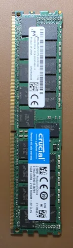 Crucial/Micron 16GB DDR4-2133 RDIMM memory module, part CT16G4RFD4213 — the type of used memory Ocitech buys