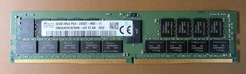 SK hynix 32GB DDR4-2400 RDIMM memory module, part HMA84GR7AFR4N — the type of used memory Ocitech buys