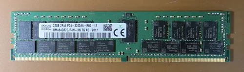 SK hynix 32GB DDR4-3200 RDIMM memory module, part HMA84GR7CJR4N — the type of used memory Ocitech buys