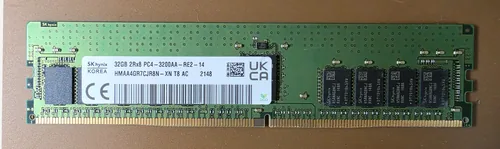 SK hynix 32GB DDR4-3200 RDIMM memory module, part HMAA4GR7CJR8N — the type of used memory Ocitech buys